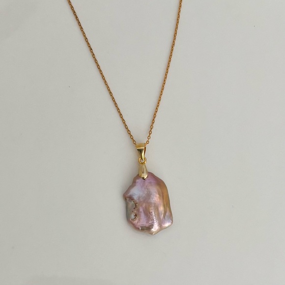 Natural Raw Pearl Pendant - Picture 11 of 11